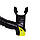 Набір для плавання маска з трубкою Zelart M208-SN120-SIL жовтий-чорний, фото 7