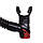 Набір для плавання маска з трубкою Zelart M208-SN120-SIL червоний-чорний, фото 7