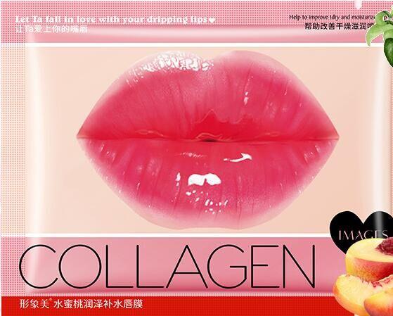 Зволожуюча маска-патч для губ Images з екстрактом персика і колагеном Peach Moisturizing Lip Membrane, 8г