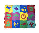 Килимок-пазл EVA , «космічні пригоди» набір 12 шт. 1,08 м2, 30х30 см, т. 10 мм щіл. 100 кг/м3 TERMOIZOL®, фото 3