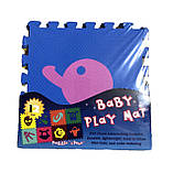 Килимок-пазл EVA , «космічні пригоди» набір 12 шт. 1,08 м2, 30х30 см, т. 10 мм щіл. 100 кг/м3 TERMOIZOL®, фото 4