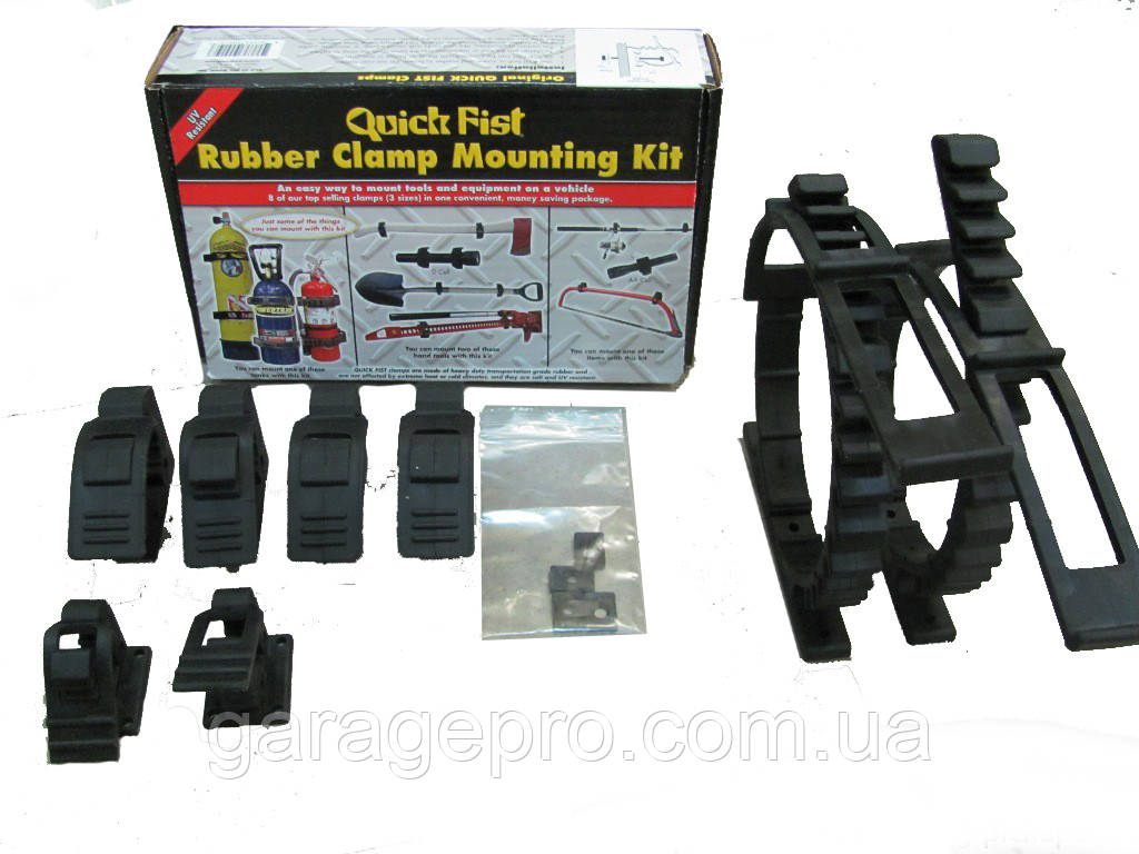 Набір універсальних гумових кріплень QUICK FIST Clamp Mounting Kit (8 шт), фото 1