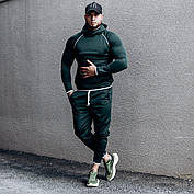 Чоловічий спортивний костюм червоний з лампасами XS, S, M, L, XL, XXL, фото 2
