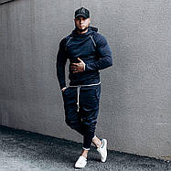 Чоловічий спортивний костюм червоний з лампасами XS, S, M, L, XL, XXL, фото 3