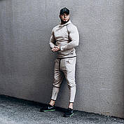 Чоловічий спортивний костюм червоний з лампасами XS, S, M, L, XL, XXL, фото 3