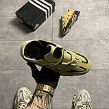 Чоловічі кросівки Adidas Niteball Beige Black FX0363 Orange Tint, бежеві кросівки адідас найтбол, фото 3