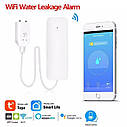 Wi-Fi автономний датчик витоку води Tuya/Smart Life, фото 3