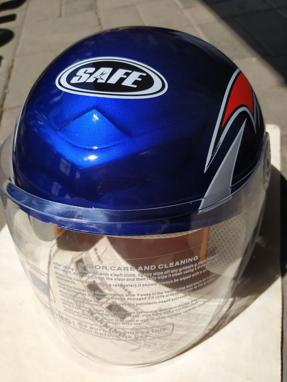 Шлем детский р53-54 для скутера Honda Tact 16 - фото 1 - id-p1417723330