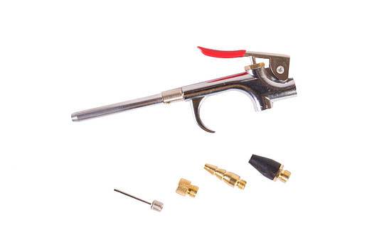 Продувний пістолет 6 змінних насадок, 10 бар MASTERTOOL 81-8745, фото 1