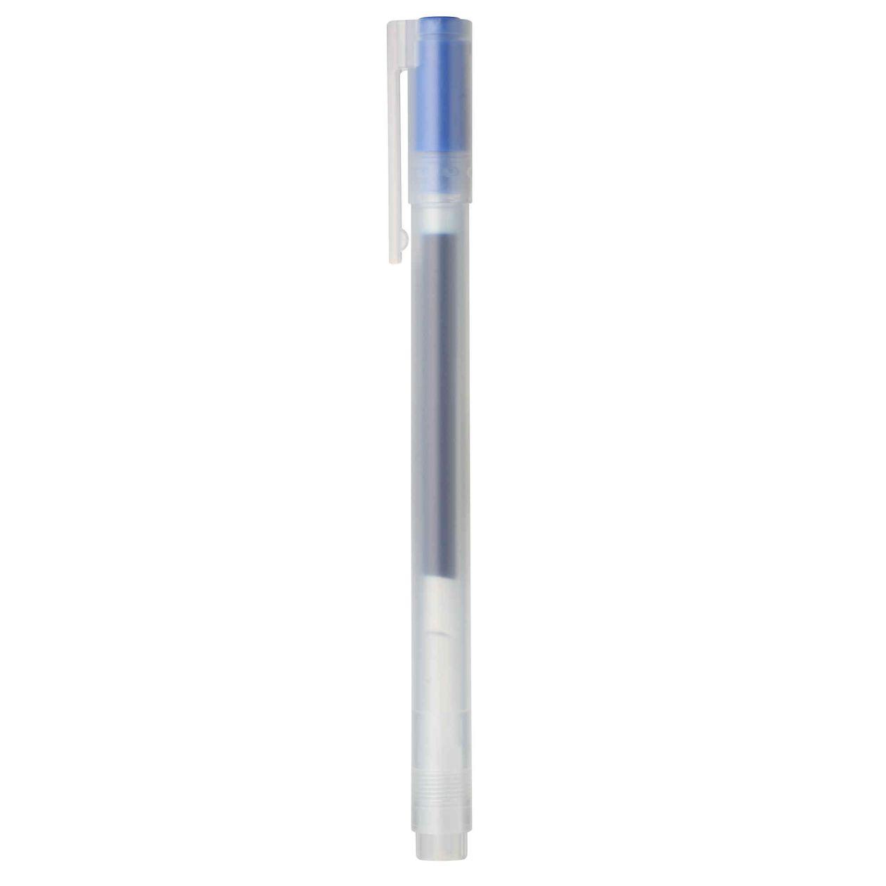 Ручка MUJI гелева синя 0,5 мм GEL-Ink (4548718727810), фото 1