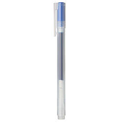 Ручка MUJI гелева синя 0,5 мм GEL-Ink (4548718727810)