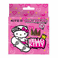 Олівці воскові Kite Hello Kitty HK21-070, 12 кольорів
