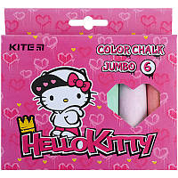 Мел цветной Kite Jumbo Hello Kitty HK21-073, 6 цветоов