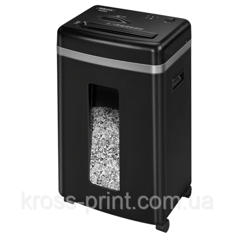 Знищувач Fellowes Microshred 450M, 9 аркушів, фрагменти 2х12 мм, кошик 22 л