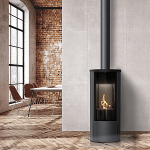 Сталева газова піч-камін Kratki KOZA AB ENYO R LPG