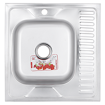 Мийка кухонна ZERIX Z6060L-04-160E (satin) (ZM0567)