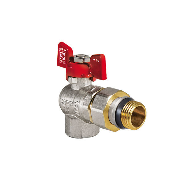 Кран з американкою 1/2" "антипротечка" (KOER KR.228-Gi) кутовий (KR0196)