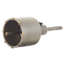 Коронка з напрямним свердлом Vitals Master 65х110 мм для бетону каменю цеглі 8 зубців