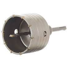 Коронка з напрямним свердлом Vitals Master 80х110 мм для бетону каменю цеглі 10 зубців