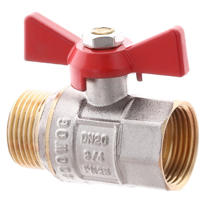Кран кульовий СК 3/4" ГШБ Б/Н ART.607 (WP0130)