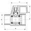 Кран "МИНИ" 1/2" ГШБ KOER KR.401 (KR0156), фото 4
