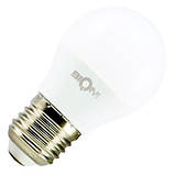 Світлодіодна лампа Biom BT-544 G45 4W E27 4500 К матова, фото 2