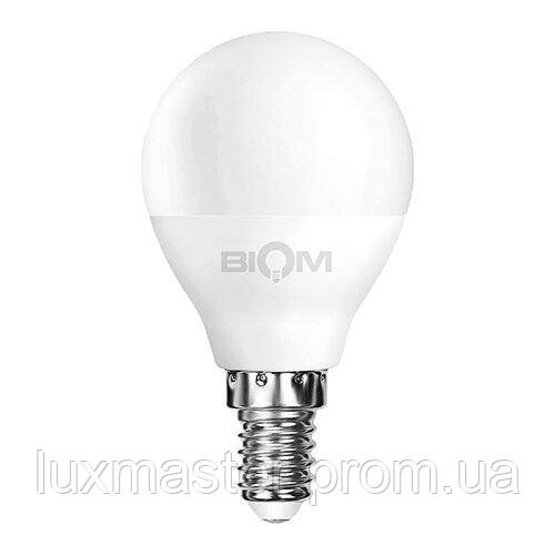 Світлодіодна лампа Biom BT-545 G45 4W E14 3000 К матова