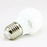 Світлодіодна лампа Biom BT-564 G45 7 W E27 4500 K матова, фото 2
