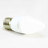 Світлодіодна лампа Biom BT-547 C37 4 W E27 3000 K матова, фото 6