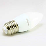 Світлодіодна лампа Biom BT-548 C37 4 W E27 4500 K матова, фото 3