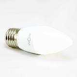 Світлодіодна лампа Biom BT-567 C37 7 W E27 3000 K матова, фото 3
