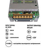 Блок живлення OEM DC12 150 W 12,5 А TR-150-12, фото 3