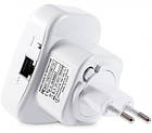 ОПТ Безпровідний Wi-Fi репітер, розширювач діапазону мережі Wifi repeator MHZ WF-03 в розетку, фото 7