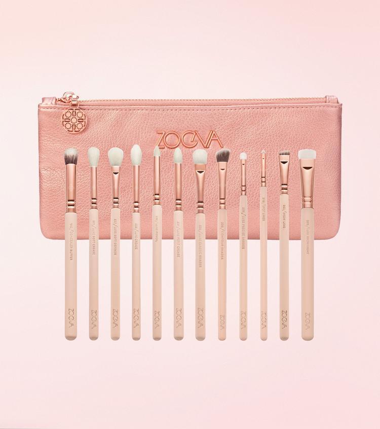 Набір кистей для макіяжу Zoeva Golden Rose Complete Eye Brush Set Vol. 2