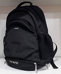 Рюкзак шкільної підлітків чорний хлопчику ортопедичного чоловічого два відділу Dolly 384 37x44х25 см