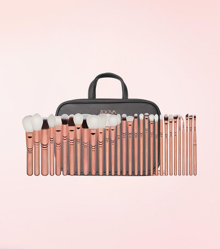 Набір кистей для макіяжу Zoeva Makeup Artist Zoe Bag 1 +30 шт