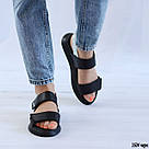 Шкіряні босоніжки на липучці 36 та 37 р-ри, фото 5