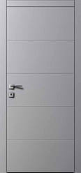 Двері міжкімнатні Авангард AL2 Ваші двері Сірий шовк