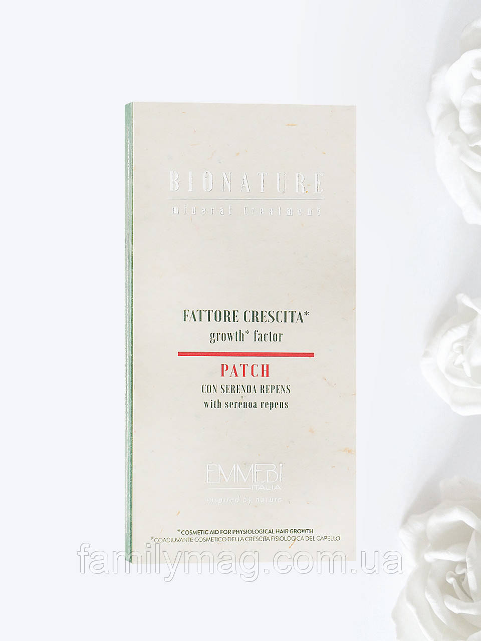 Патчі "Фактор Росту" екстрактом плодів сереної Growth Factor Patch BioNature Emmebi Italia 30 шт.