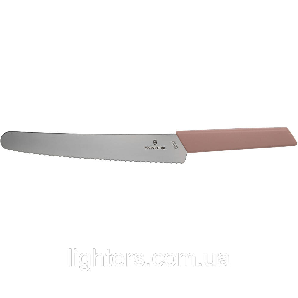 Ніж для хліба Victorinox Swiss Modern 22 см, рожевий 6.9076.22