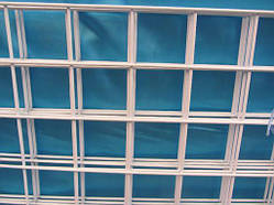 Сітка торгова металева 1,5х1 м комірка 50х50 мм дріт 3 мм покриття біла емаль