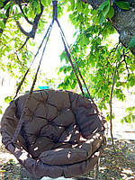 Підвісна дитяча гойдалка Гамак 120 кг 80 см Коричневий