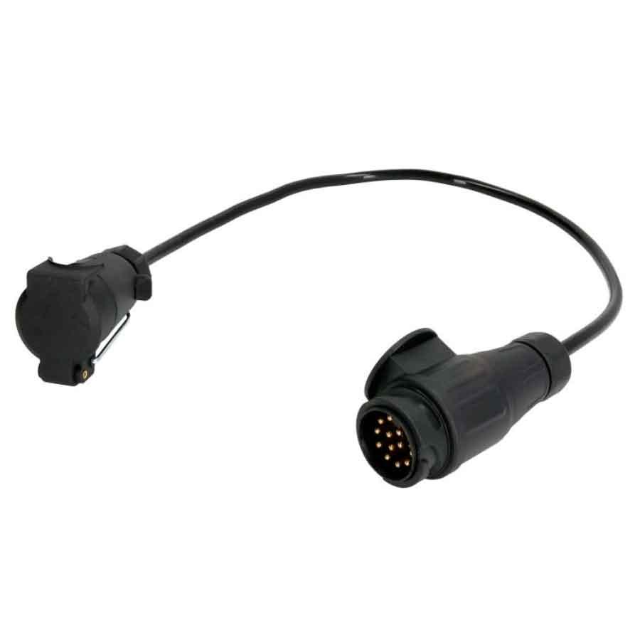 Перехідник-адаптер на розетку фаркопа з 13 на 7 PIN TRUCKLIGHT з кабелем