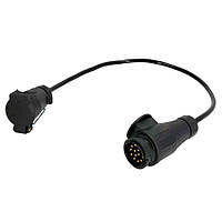 Перехідник-адаптер на розетку фаркопа з 13 на 7 PIN TRUCKLIGHT з кабелем