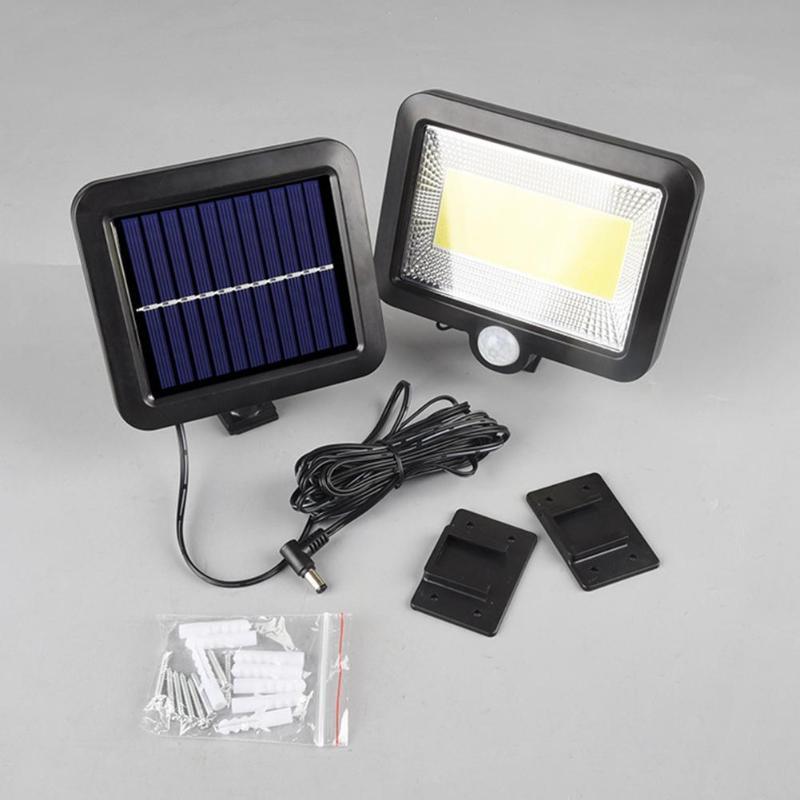 Вуличний ліхтар із датчиком руху 100 LED на сонячній батареї