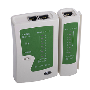 Тестер витої пари RJ45 LAN RJ11 RJ12 MHZ, фото 4