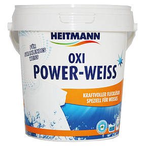 Плямовивідник Оксі кисневий вибілювач. Heitmann OXI Power-Weiss для білої білизни (відро) 750 гр._2