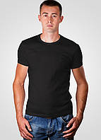 Чорна чоловіча футболка S Мальта 19М319-17