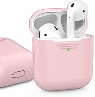 Класичний силіконовий чохол AhaStyle для Apple AirPods Pink