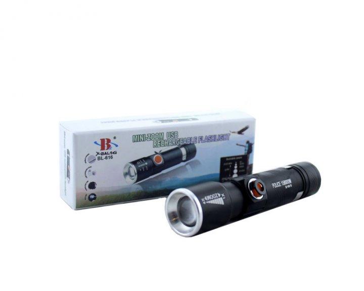 Ліхтарик BL 616 T6 USB, фото 1